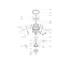 LG WT1701CW/00 tub assembly parts diagram