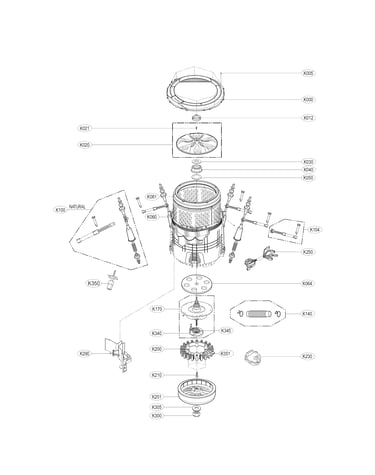 Tub assembly parts