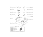 LG BH9430PW packing accessory parts diagram