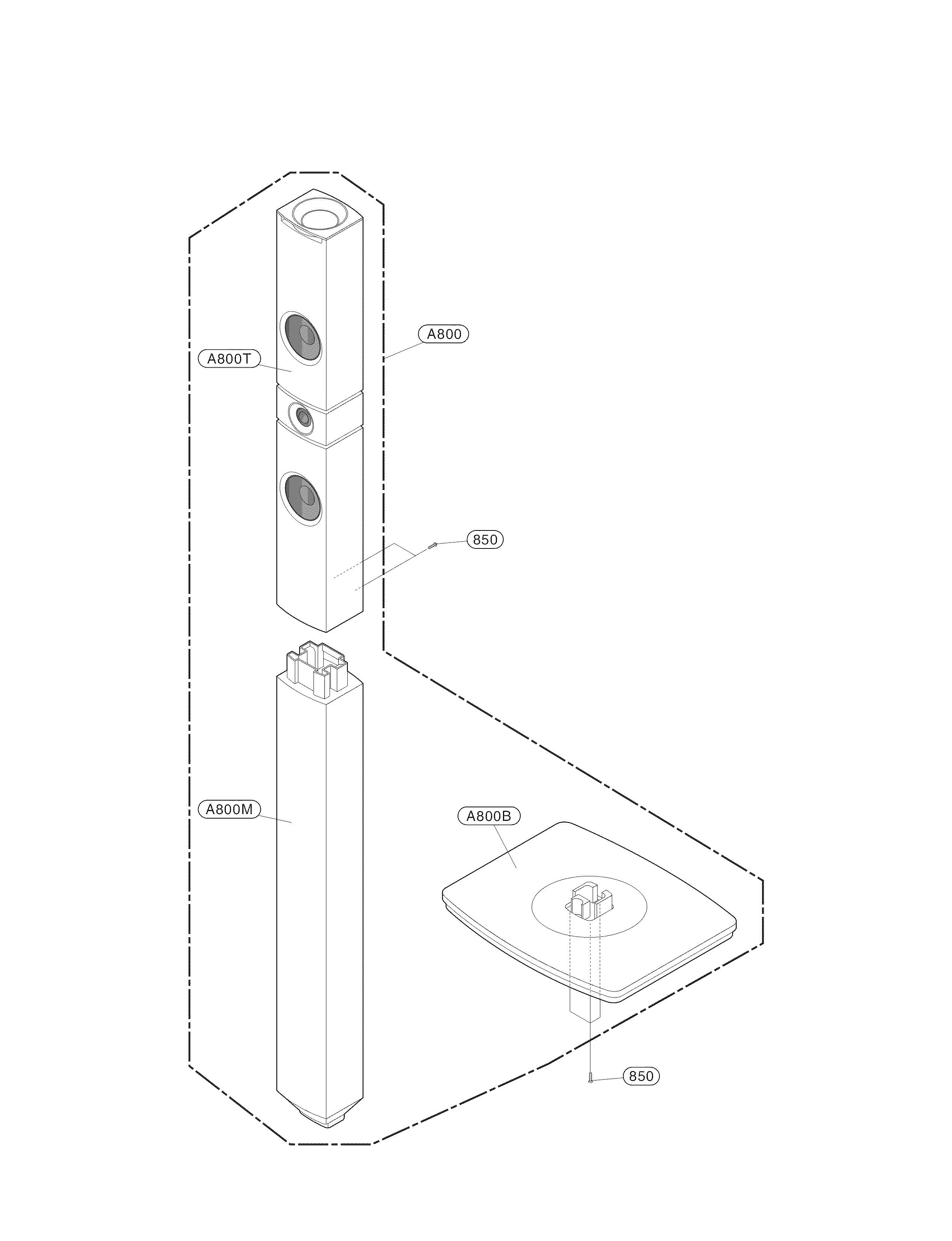 Front speaker