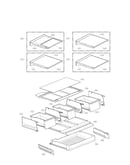 Refrigerator compartment parts