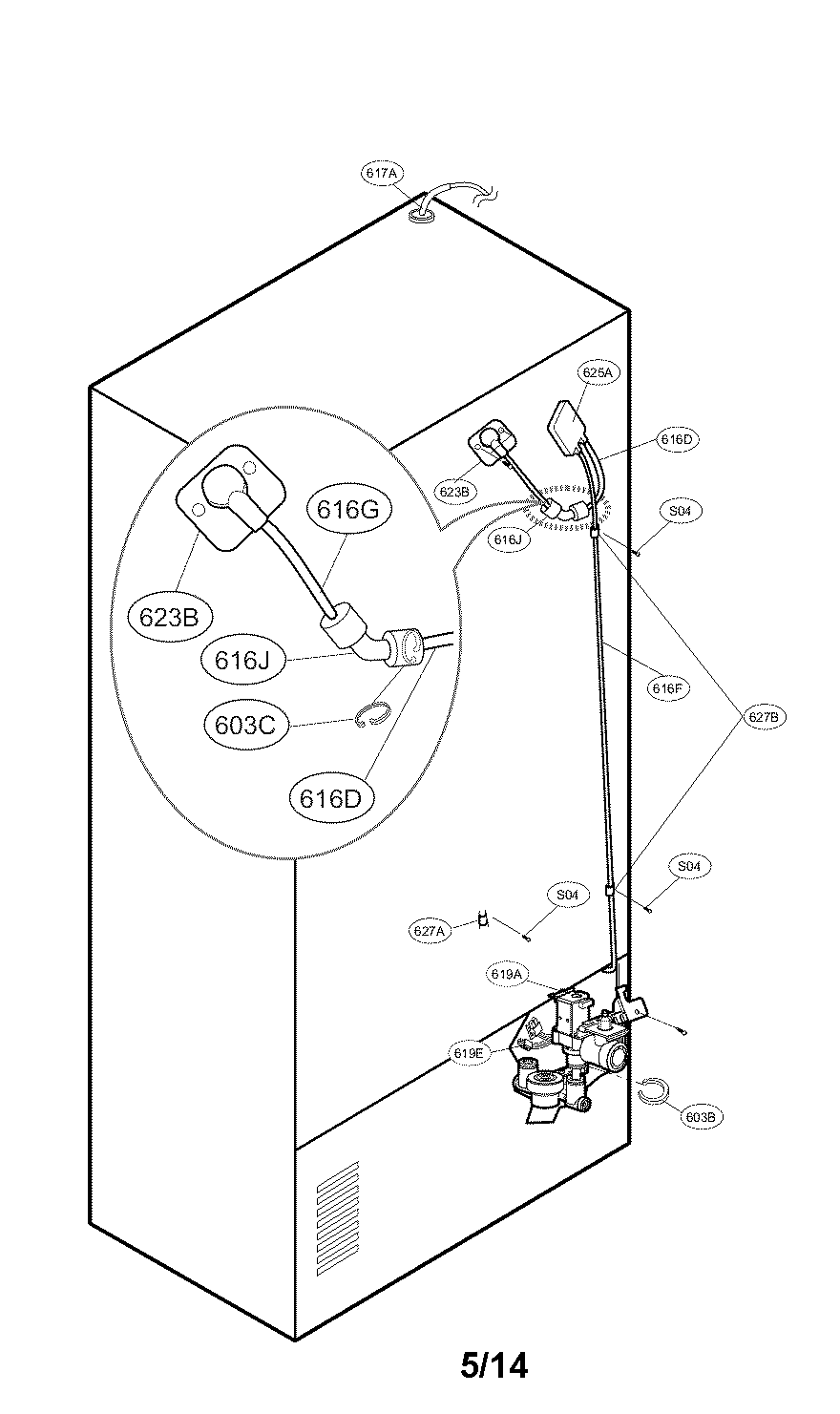 Valve and water parts