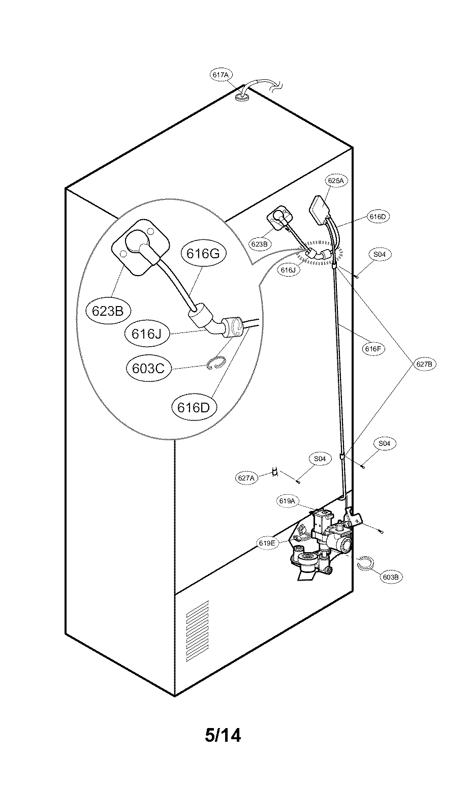 Valve and water parts