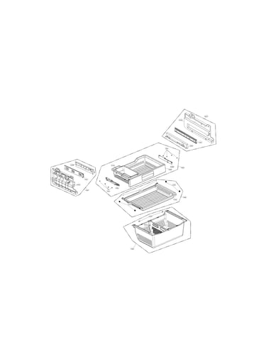 Freezer compartment parts
