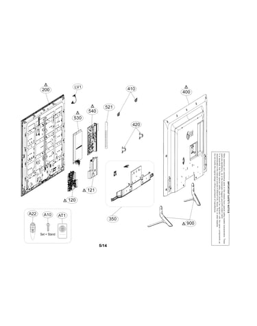 Exploded view parts