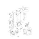 Kenmore 79571314310 case parts diagram