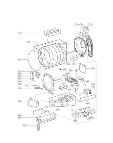 Drum and motor parts
