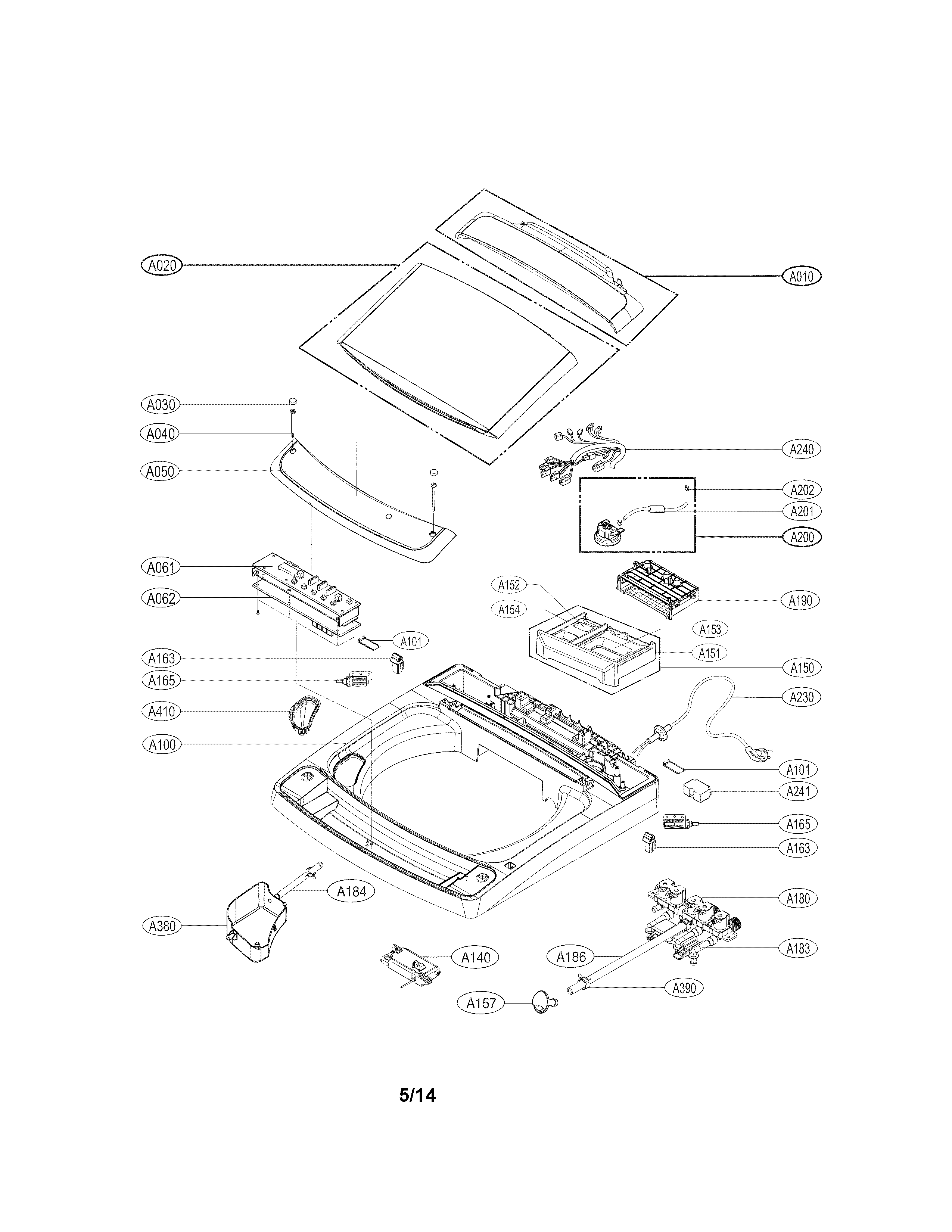 Top cover parts