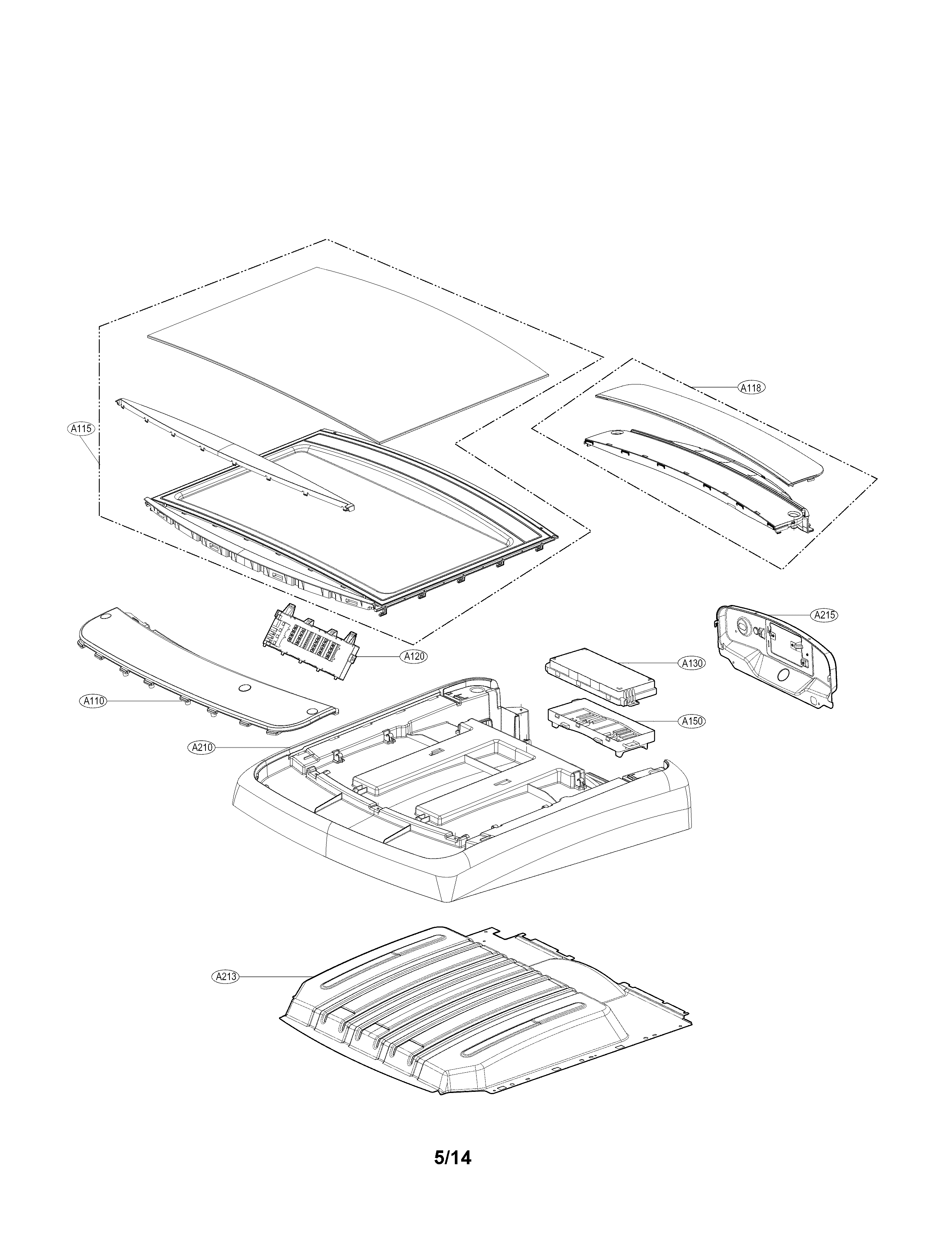 Control panel parts