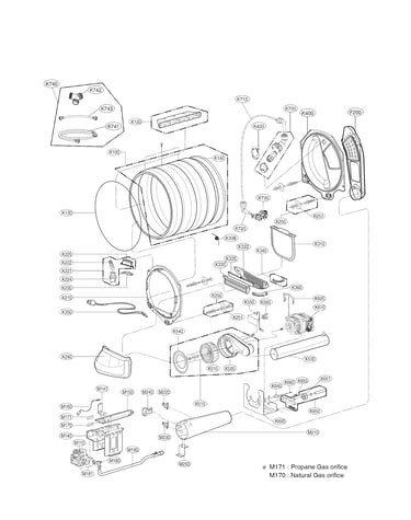 Drum and motor parts