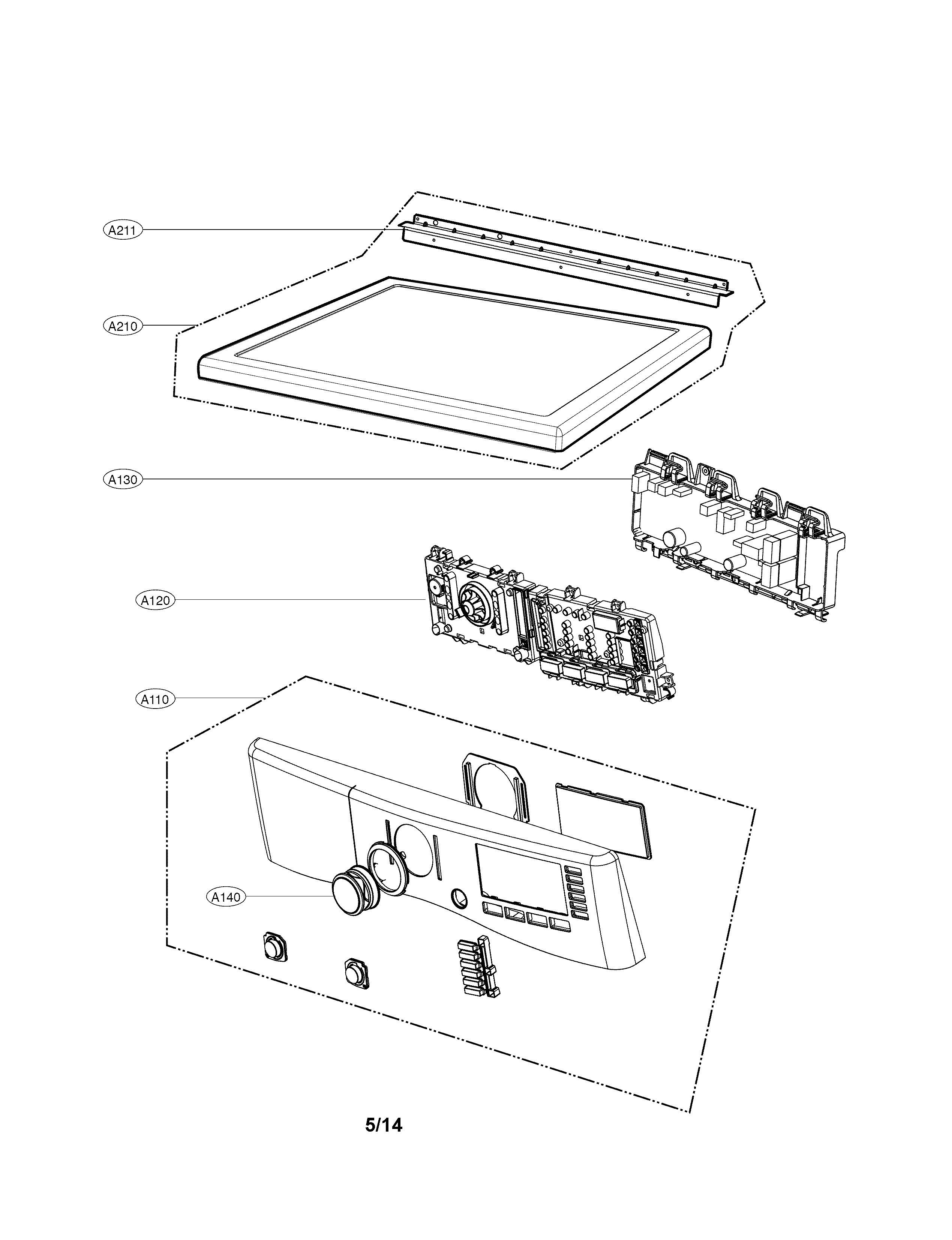 Control panel parts