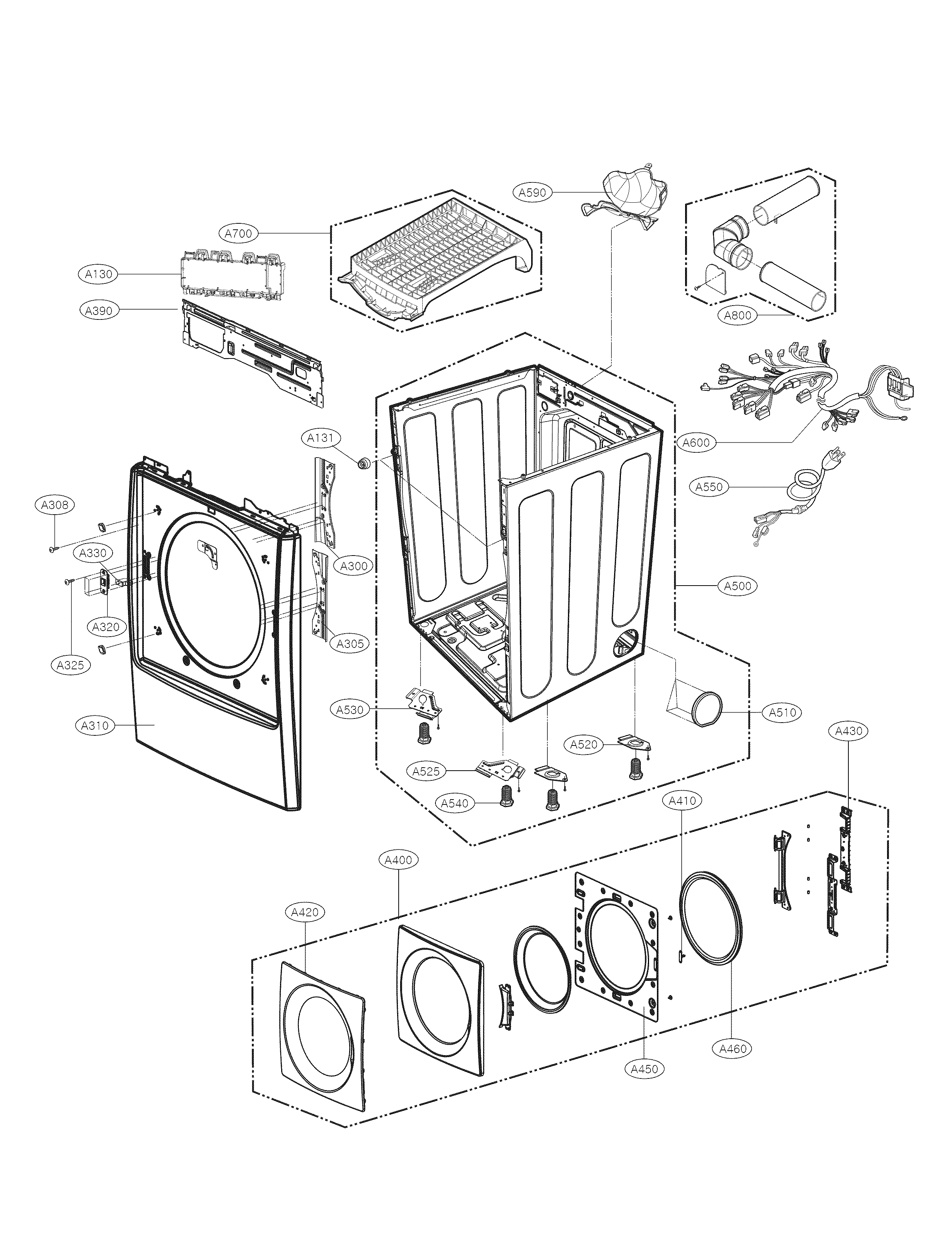 CABINET AND DOOR PARTS