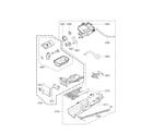 Kenmore Elite 79681573210 panel drawer parts diagram