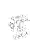 Cabinet and door parts