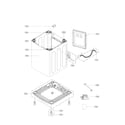 LG WT1101CW/00 out case parts diagram
