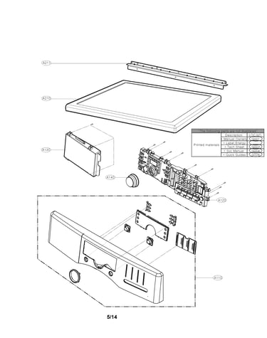 Control panel parts