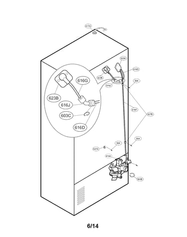 Water and tube parts