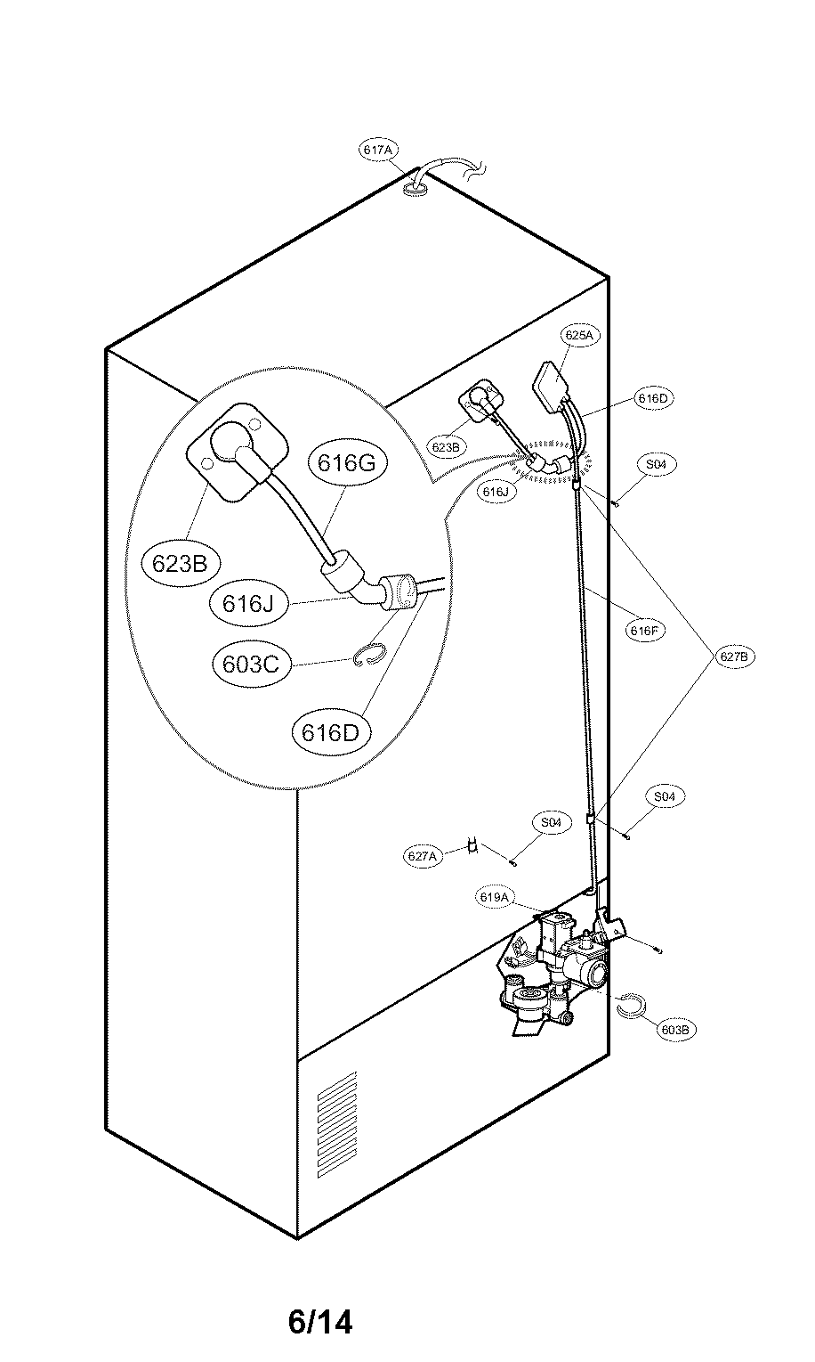 WATER AND TUBE PARTS