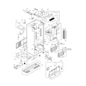 Kenmore Elite 79572053110 case parts diagram