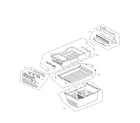 Kenmore Elite 79572053110 freezer parts diagram