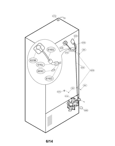 Water and tube parts