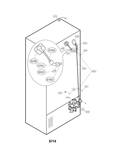 Water and tube parts