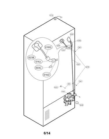 Water and tube parts