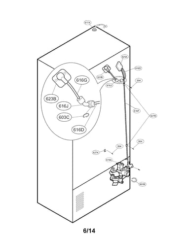 Water and tube parts