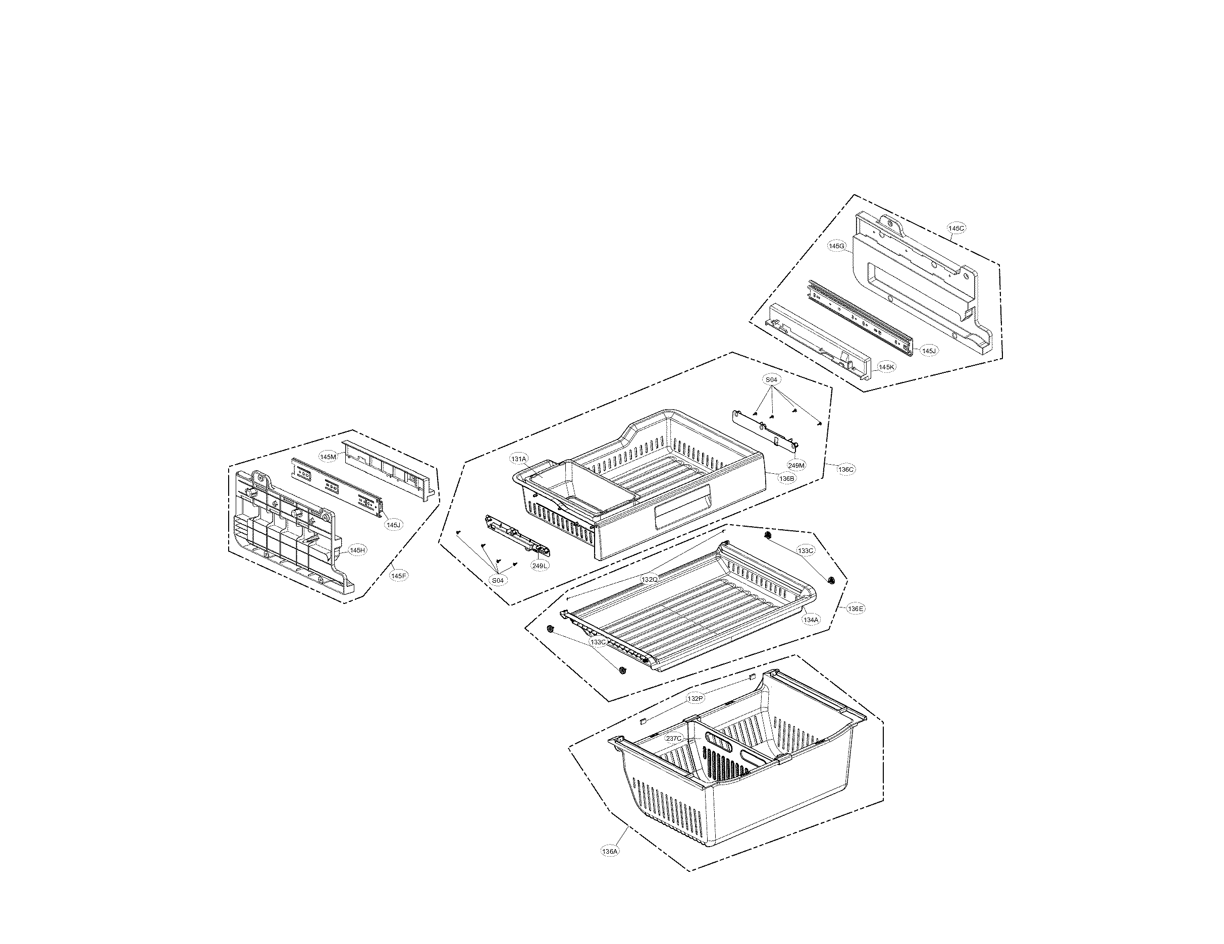 Freezer parts