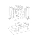 Kenmore Elite 79571032010 door parts diagram