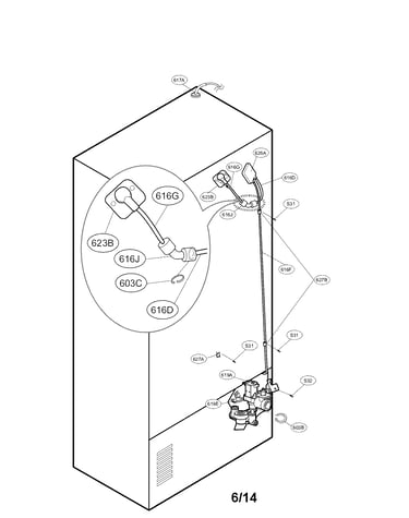 Water and tube parts