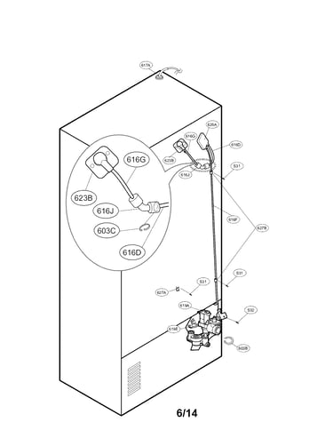 Water and tube parts