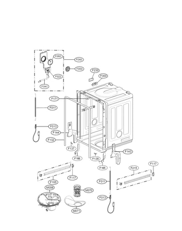 Tub assembly parts