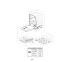 LG LDF8874ST/00 exploded view parts diagram