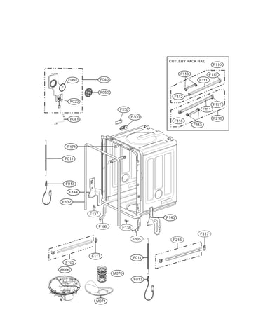 Tub assembly parts