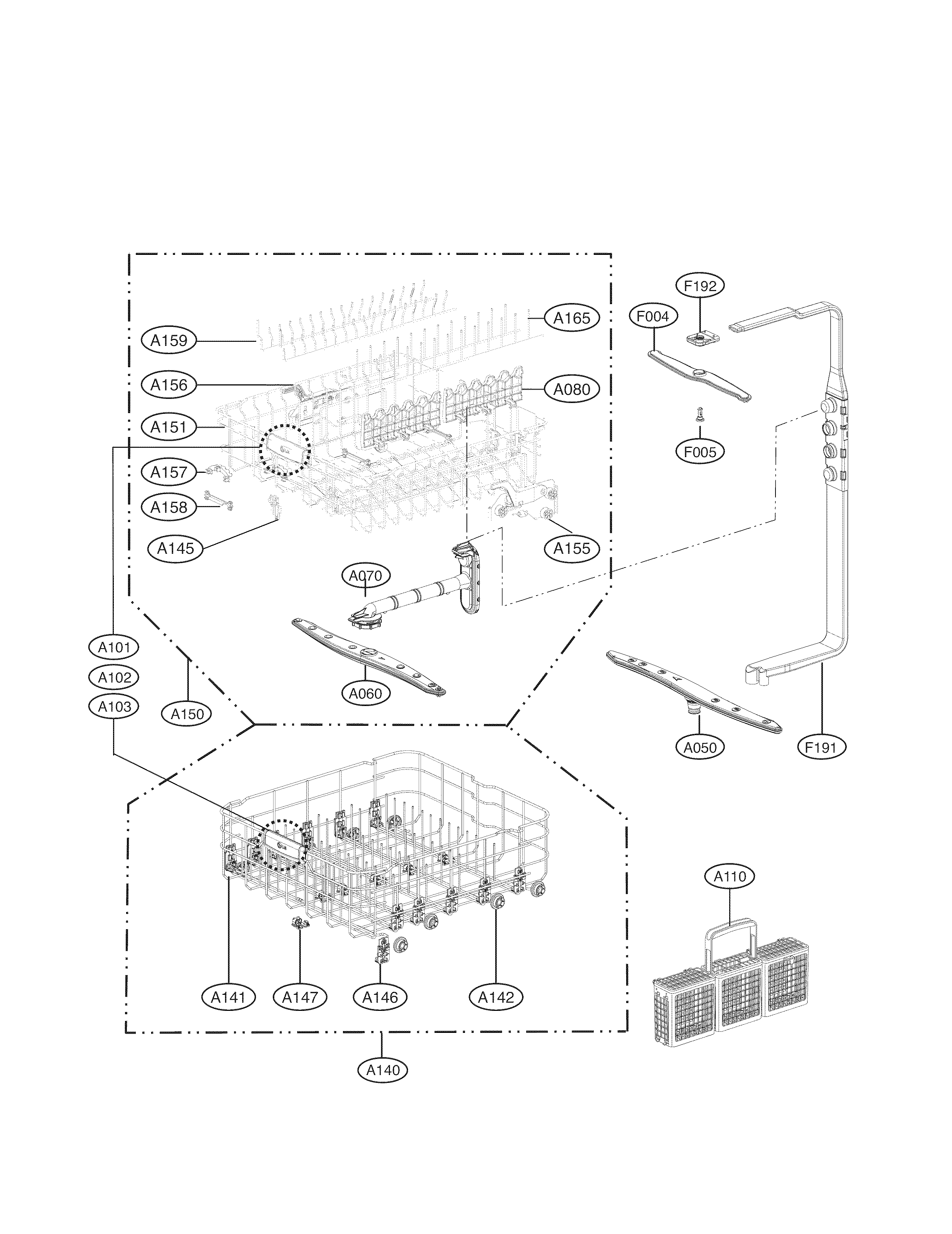 RACK ASSEMBLY PARTS