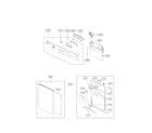 LG LDS5774ST door assembly parts diagram