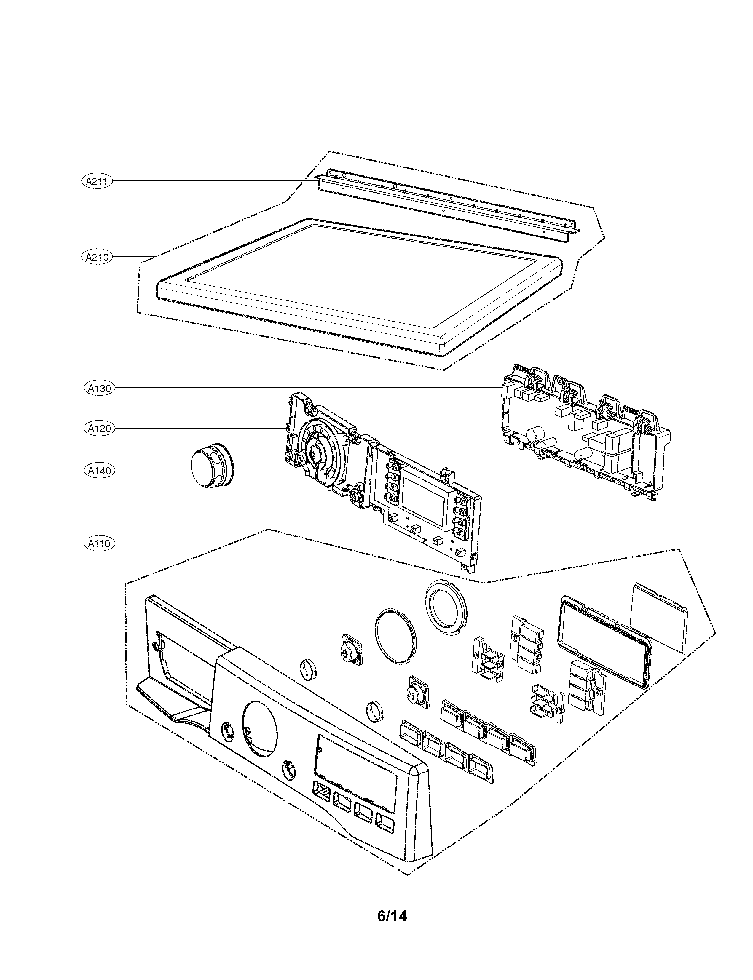 Control panel parts