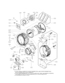 Drum and tub assembly parts
