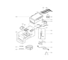 LG WM8500HVA dispenser assembly parts diagram