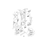 LG LFC28768SB/00 case parts diagram