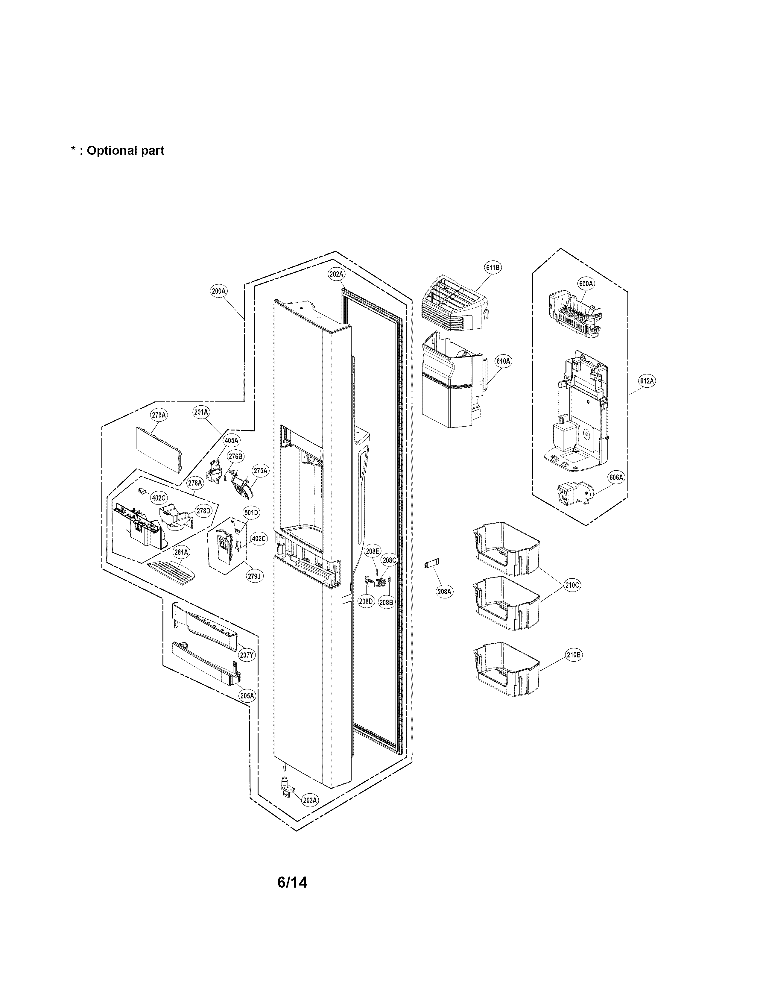 FREEZER DOOR PARTS