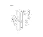 LG LSC22991ST/00 freezer door parts diagram