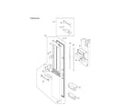 LG LSC22991ST/00 refrigerator door parts diagram