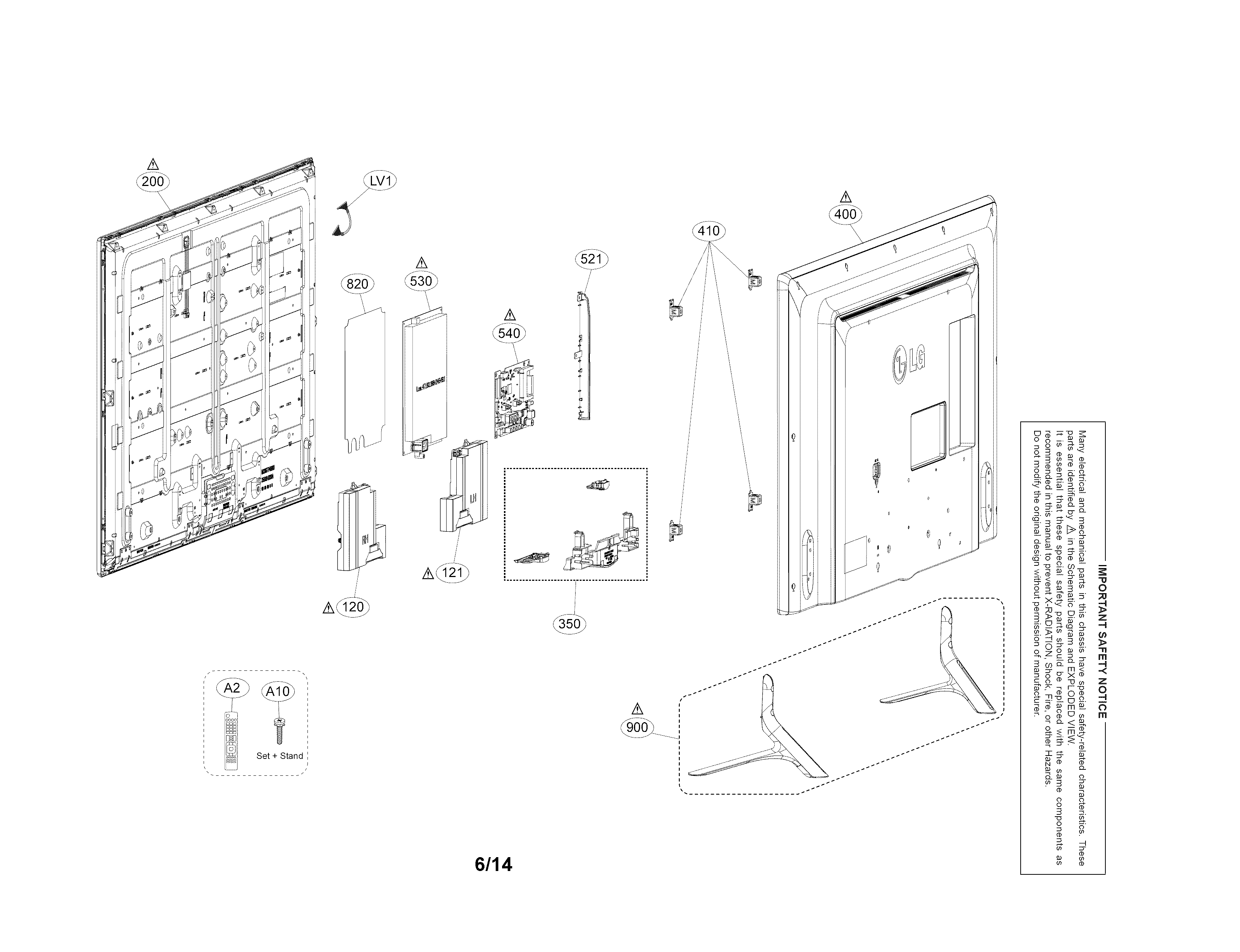 Exploded view parts