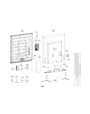Exploded view parts