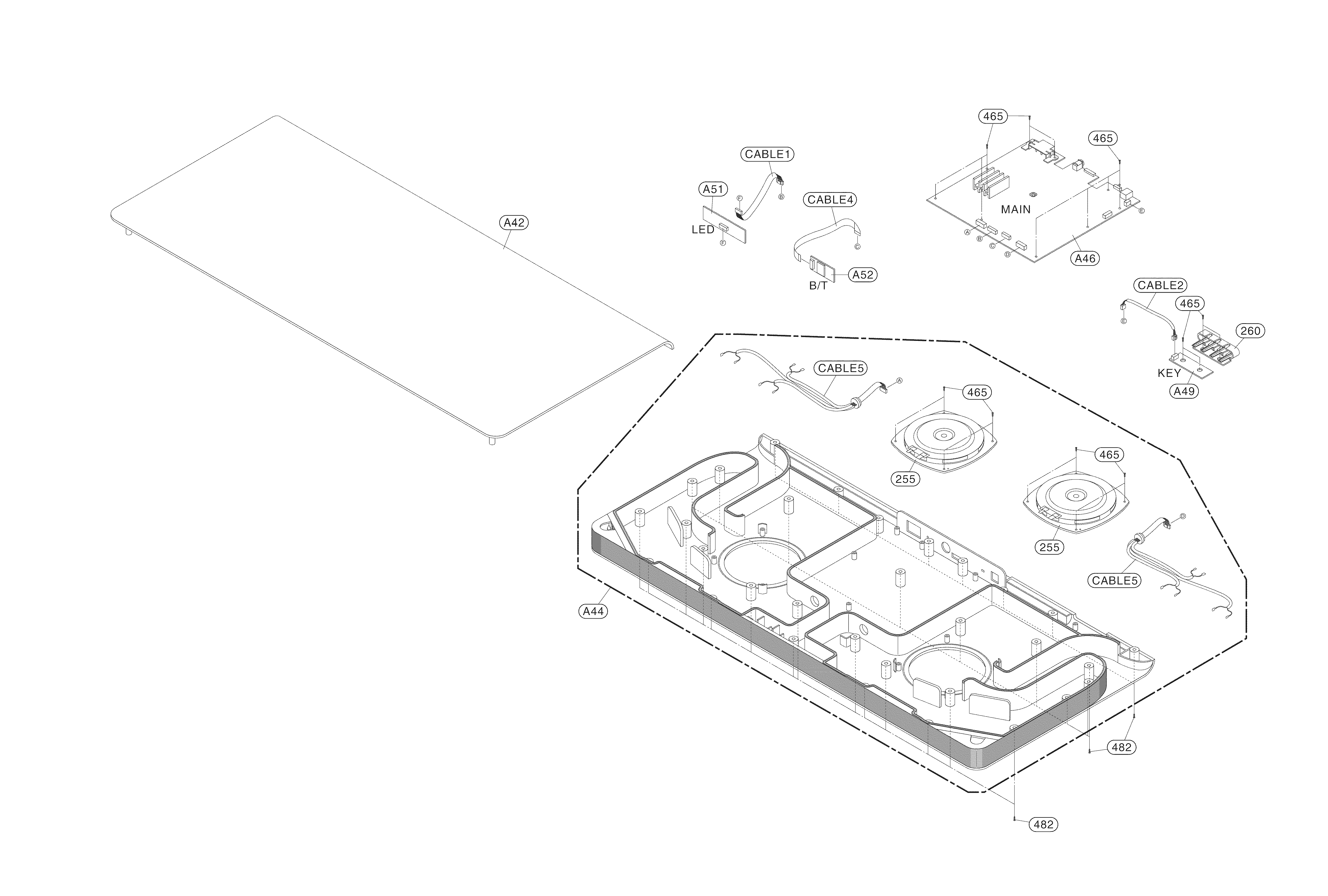 Cabinet parts