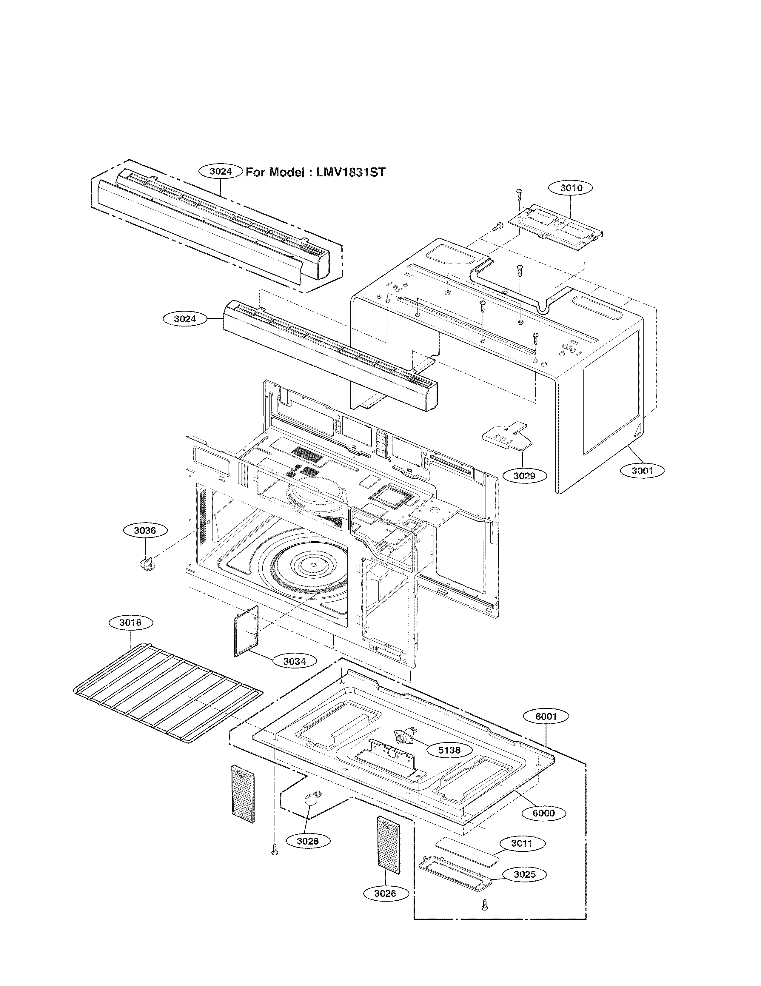 Cavity parts