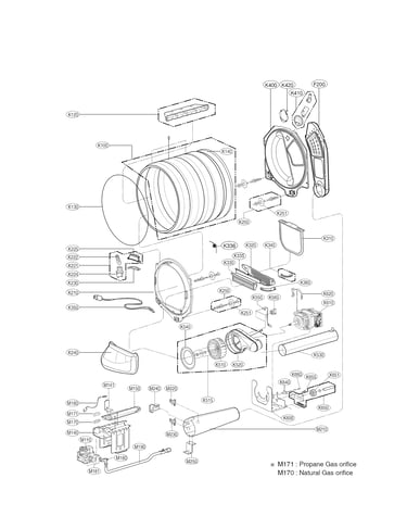 Drum and motor parts