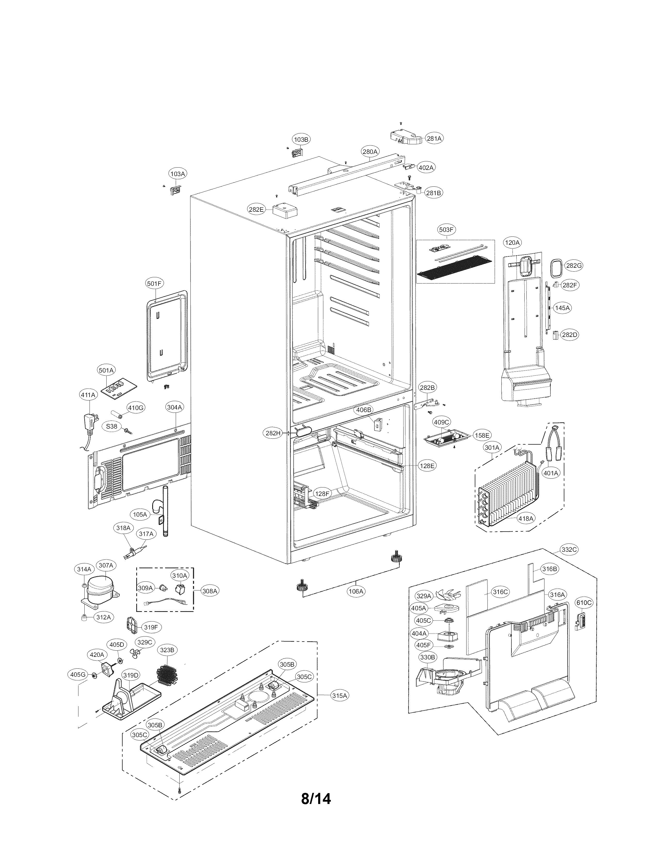 Case parts parts